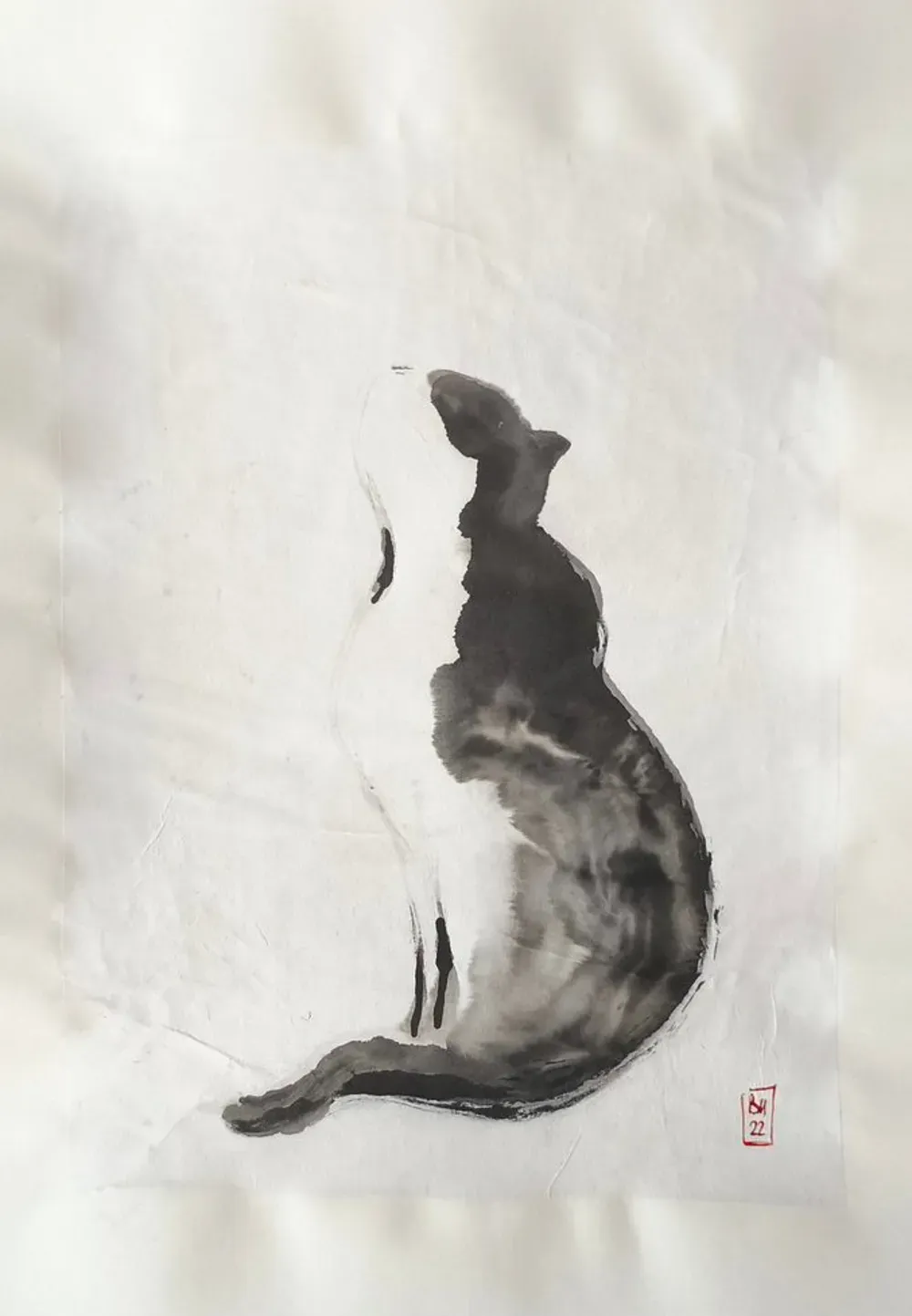 Dessin : Silhouette de chat